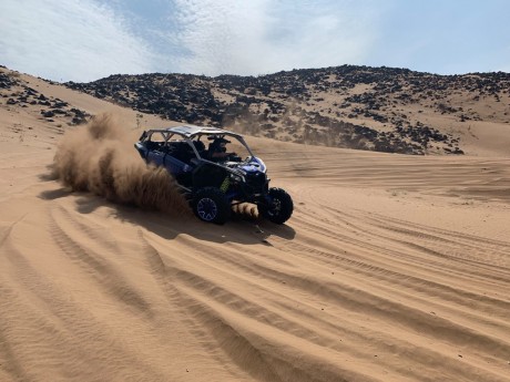 Kako se Can-Am Maverick X RS znajde v Savdski Arabiji?