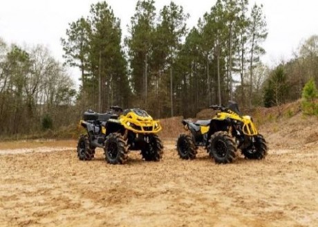 CALLING ALL MUD LOVERS! CAN-AM TAKES IT TO THE NEXT LEVEL WITH THE ATV INDUSTRY´S BEST 4-WHEEL DRIVE SYSTEM